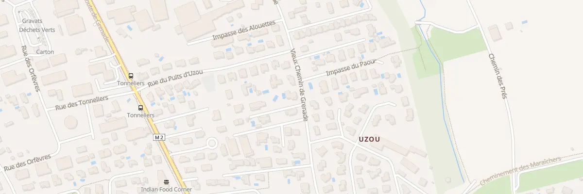 Plan du 99 Vieux Chemin de Grenade à Blagnac