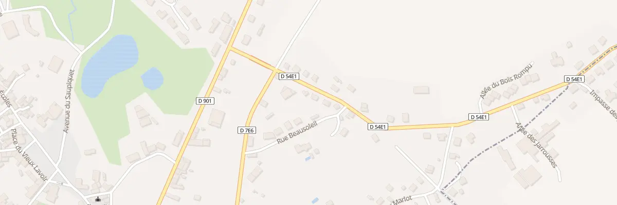 Plan du 4 Rue du Bois Rompu à Arnac-Pompadour