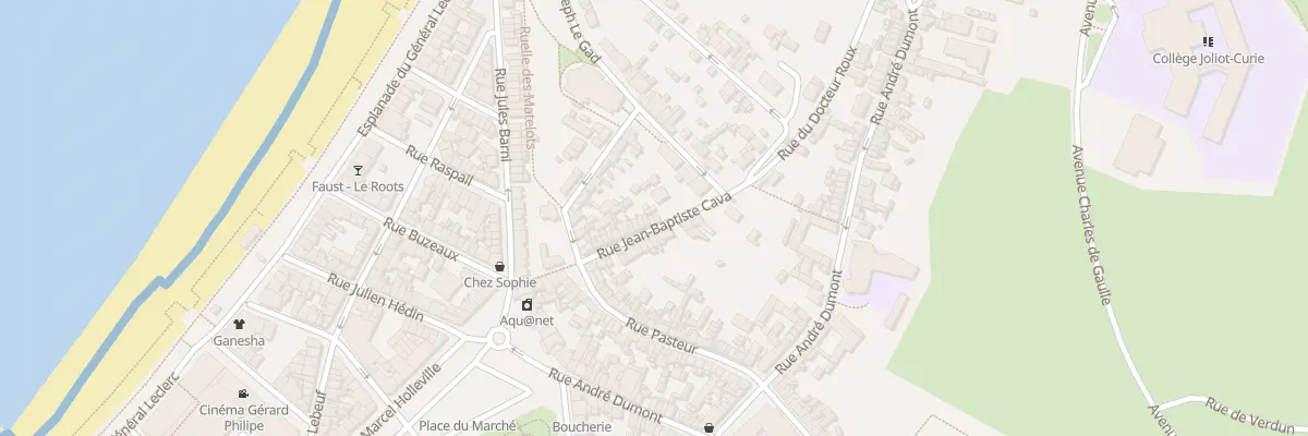 Plan du 27 Rue Jean-Baptiste Cava à Mers-les-Bains