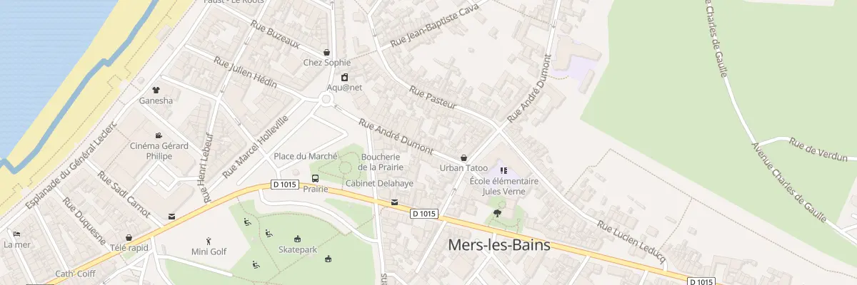 Plan du 25 Rue André Dumont à Mers-les-Bains