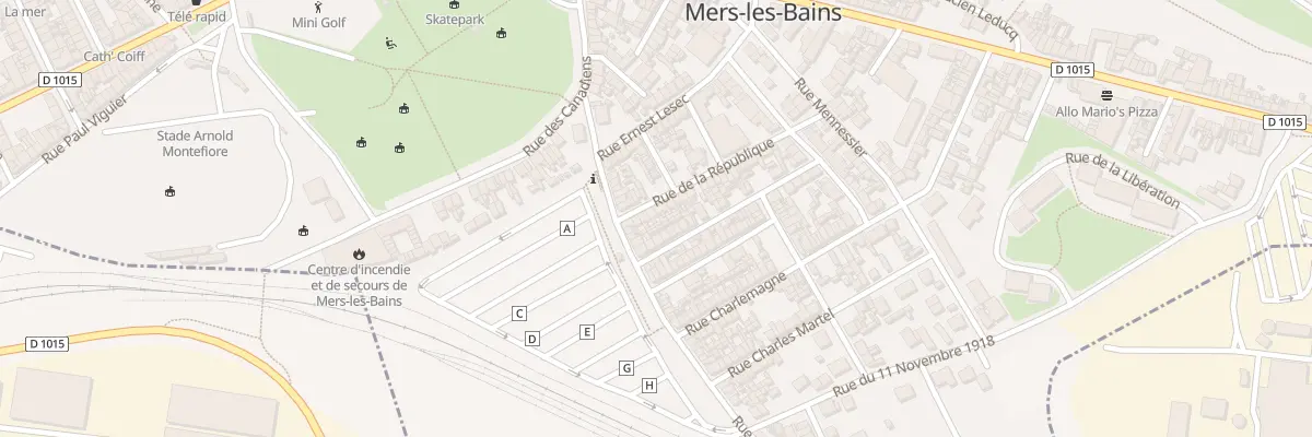 Plan du 33 Rue de la République à Mers-les-Bains