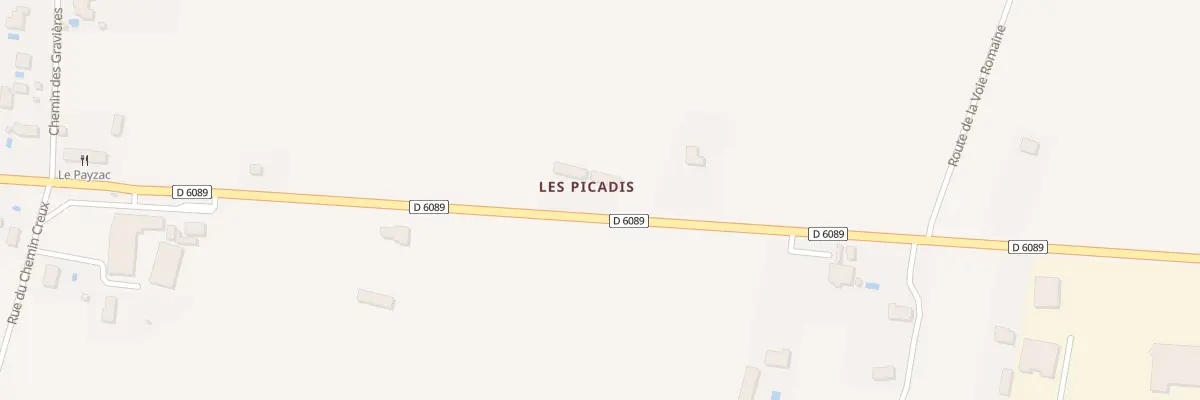 Plan du 1487 Rte de Brive à Pazayac