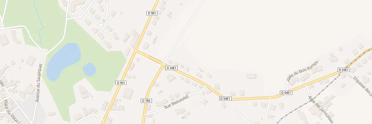 Plan du 7 Rue du Bois Rompu à Arnac-Pompadour