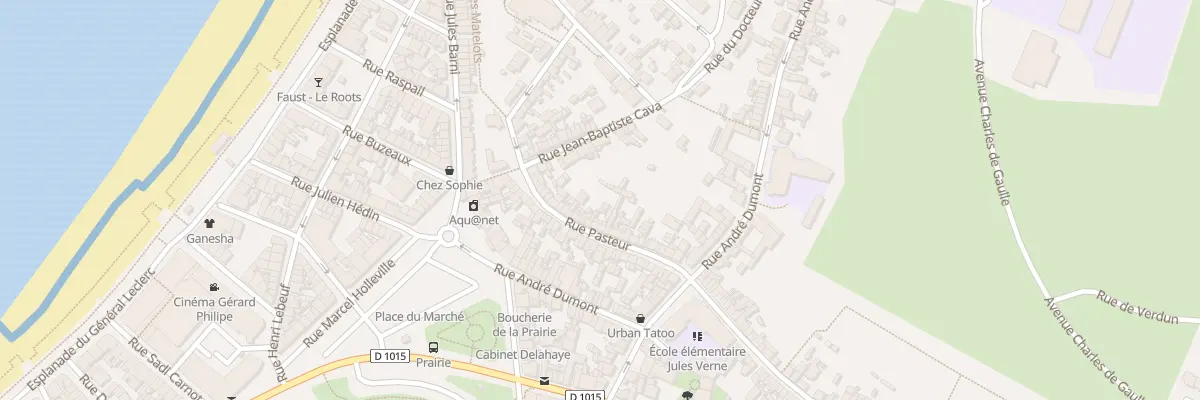 Plan du 30 Rue Pasteur à Mers-les-Bains