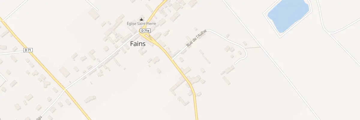 Plan du 9 Rue de Garennes à Fains