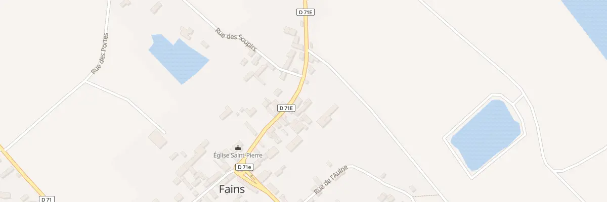Plan du 12 Rue du Moulin à Fains