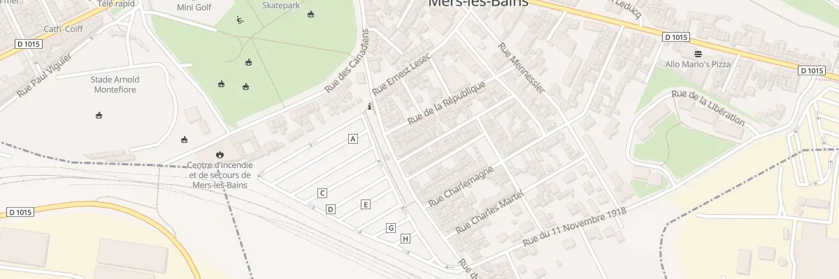 Plan du 24 Rue Charles Lebeuf à Mers-les-Bains