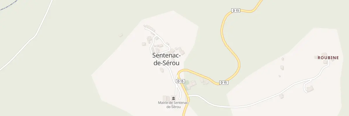 Plan du 19 Sentenac Village à Sentenac-de-Sérou