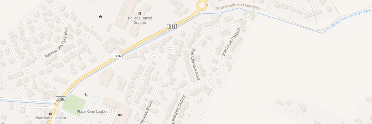 Plan du 14 Rue Clément Ader à Pins-Justaret