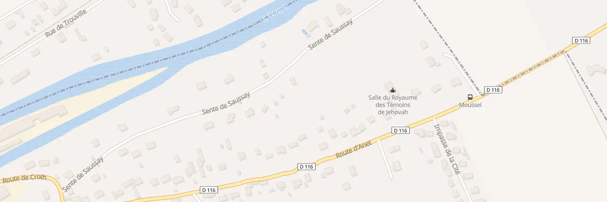 Plan du 46 Sen de Saussay à Sorel-Moussel