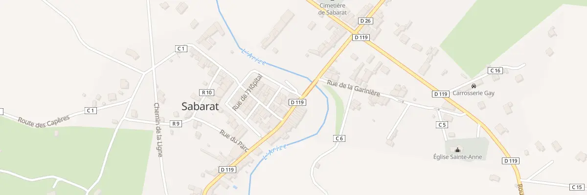Plan du 2A Gr Grande Rue à Sabarat