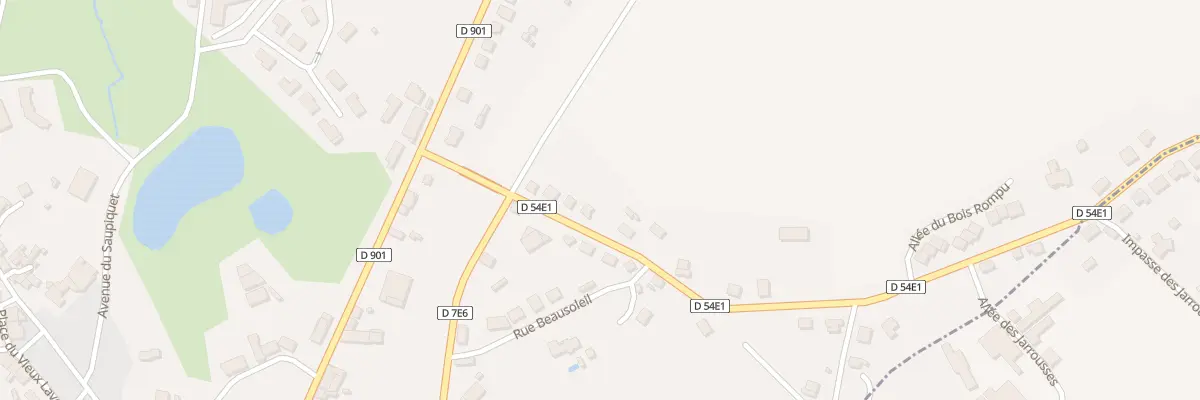 Plan du 9 Rue du Bois Rompu à Arnac-Pompadour