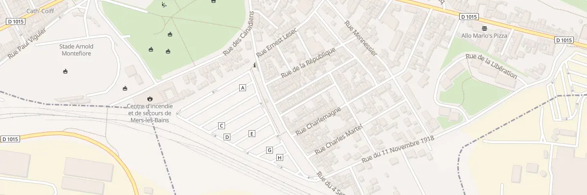 Plan du 27 Rue Charles Lebeuf à Mers-les-Bains