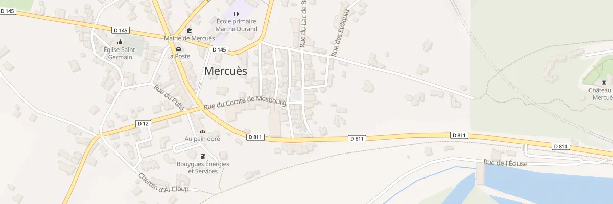Plan du 5112 Rue des Arcades à Mercuès