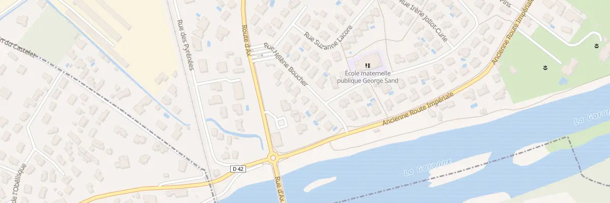 Plan du 7 Rue Hélène Boucher à Portet-sur-Garonne
