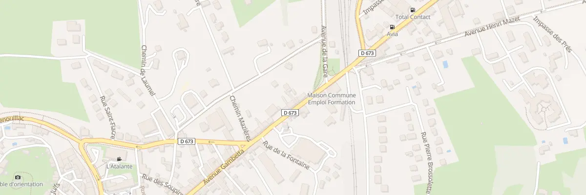 Plan du 107 Av Gambetta à Gourdon