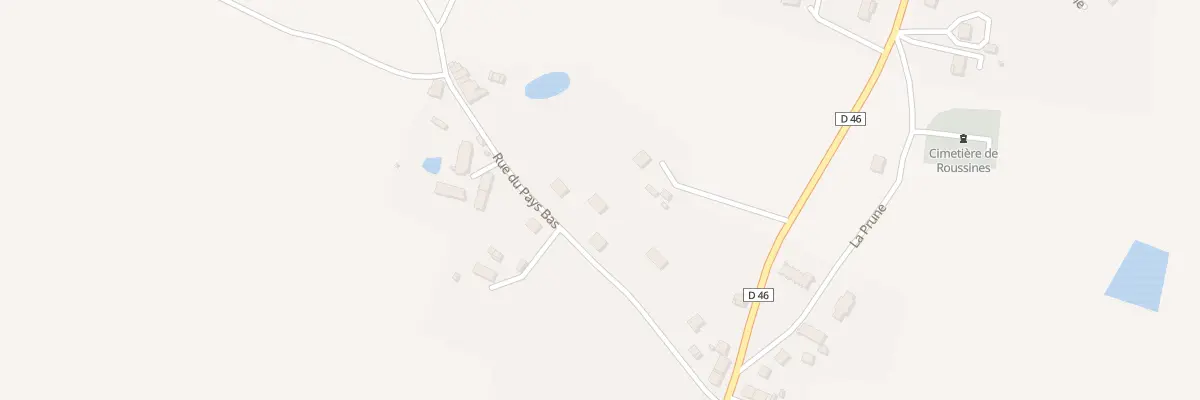 Plan du 6 Rue du Pays Bas à Roussines