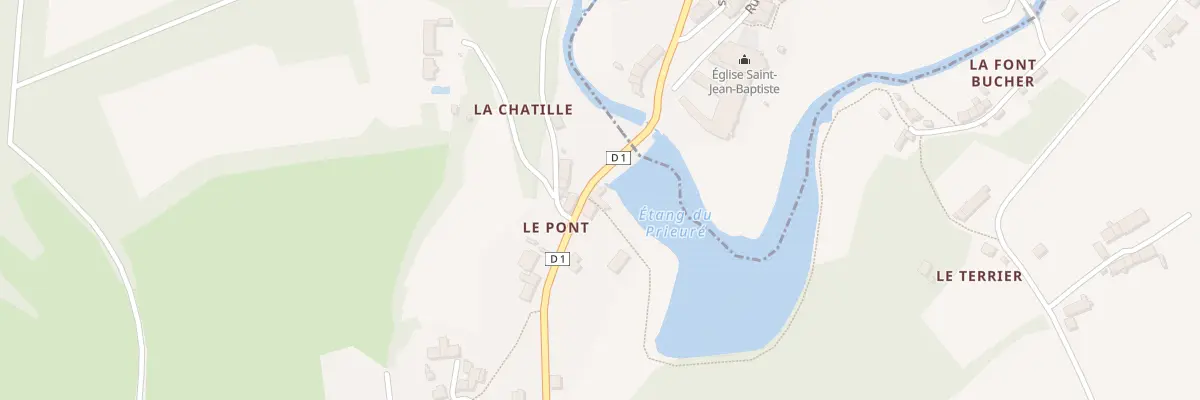 Plan du 8 Le Pont à La Châtre-Langlin