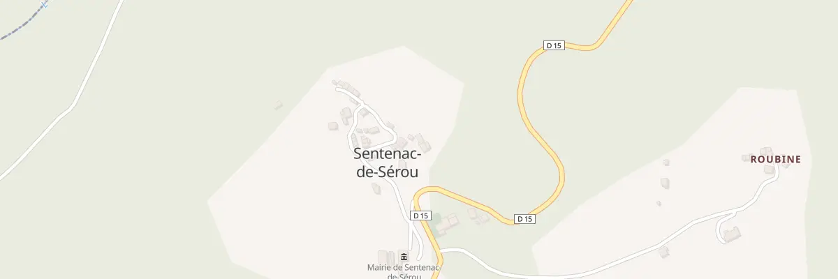Plan du 16 Sentenac Village à Sentenac-de-Sérou