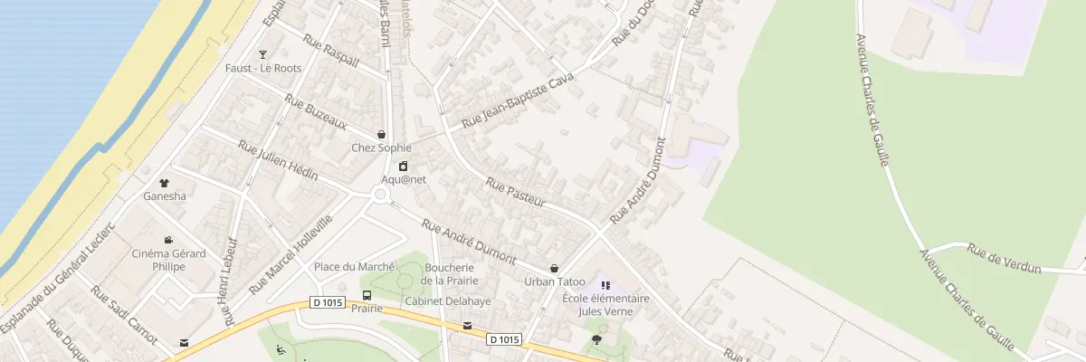 Plan du 22 Rue Pasteur à Mers-les-Bains