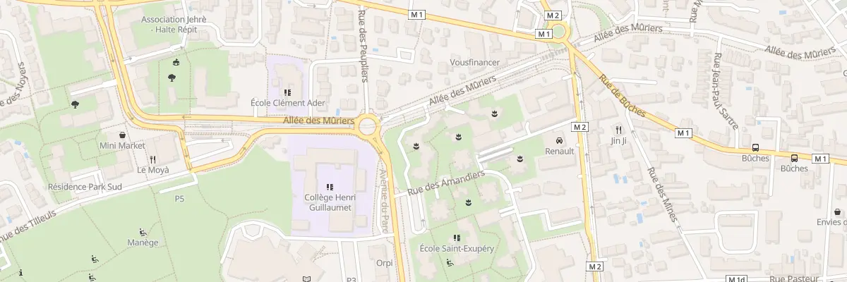 Plan du 3 Av du Parc à Blagnac