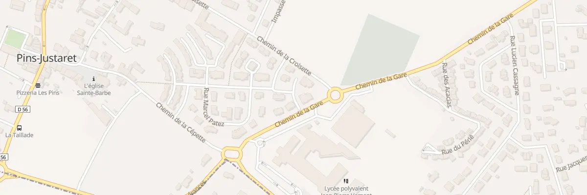 Plan du 6 Rue Sylvain Dauriac à Pins-Justaret