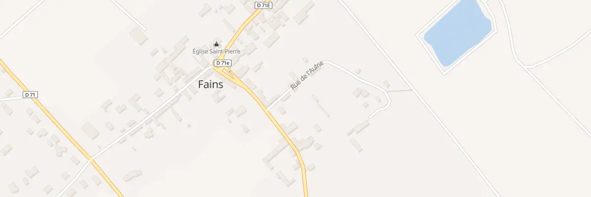 Plan du 2 Rue de l’Aulne à Fains
