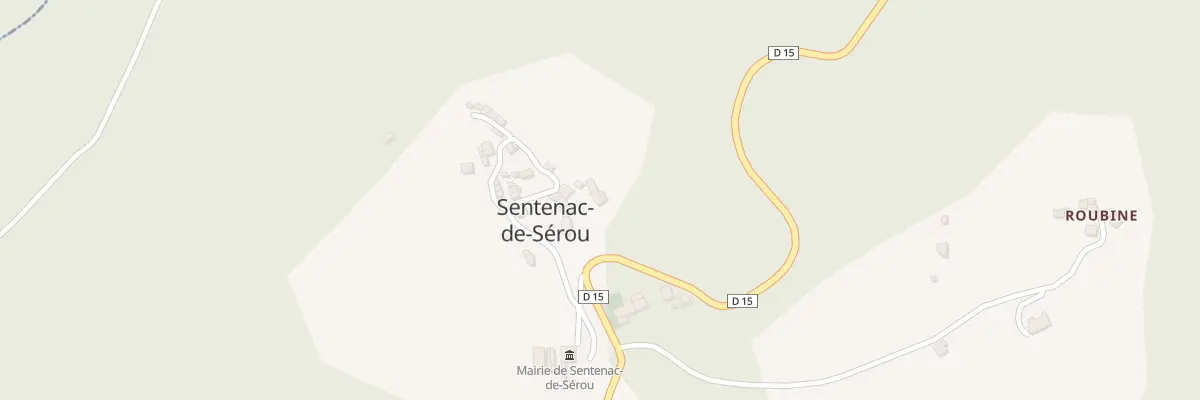Plan du 17 Sentenac Village à Sentenac-de-Sérou