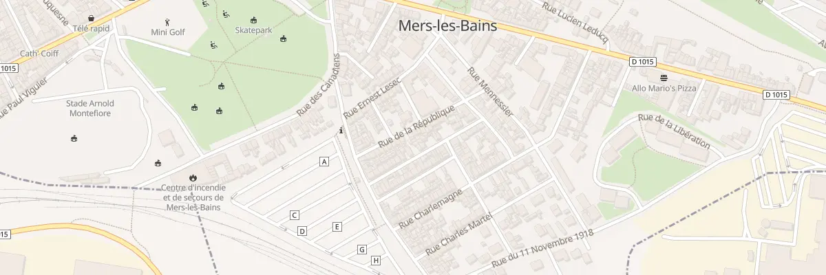 Plan du 19 Rue de la République à Mers-les-Bains