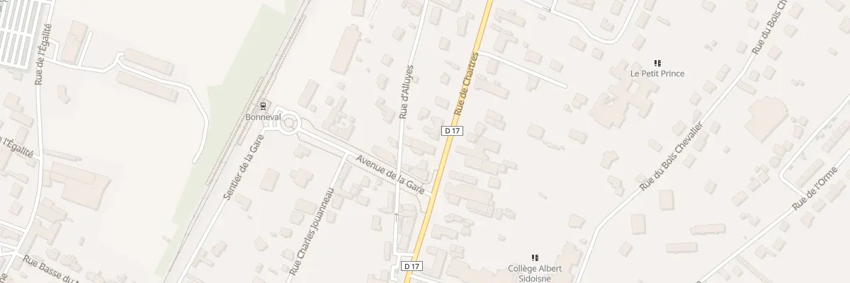 Plan du 79 Rue de Chartres à Bonneval