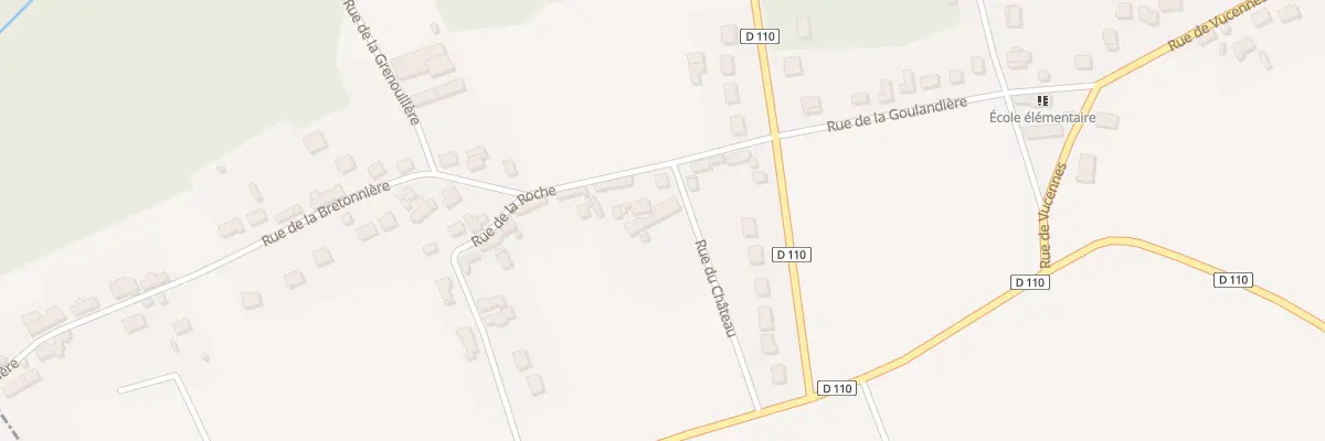 Plan du 6 Rue de la Roche à Moléans
