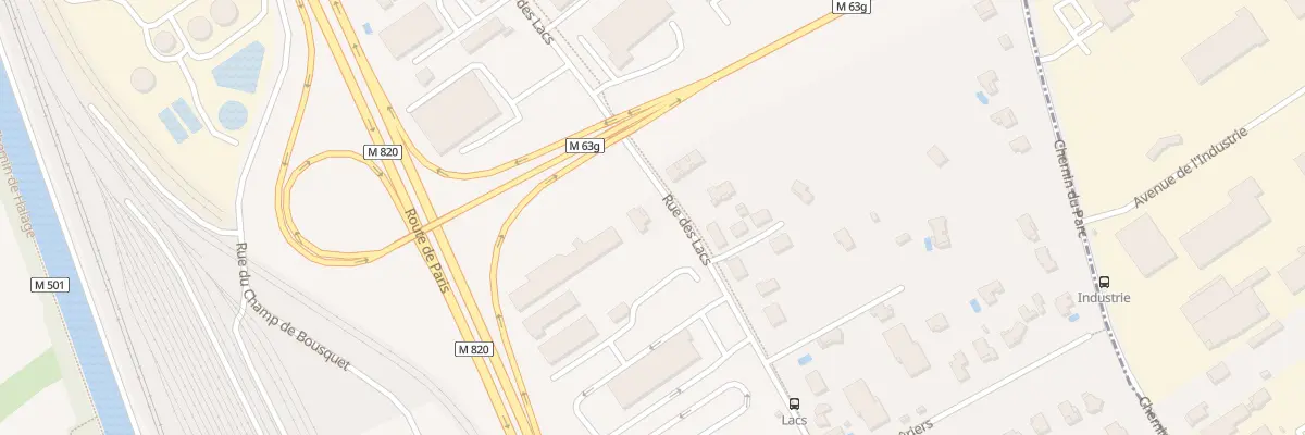 Plan du 67 Rue des Lacs à Lespinasse