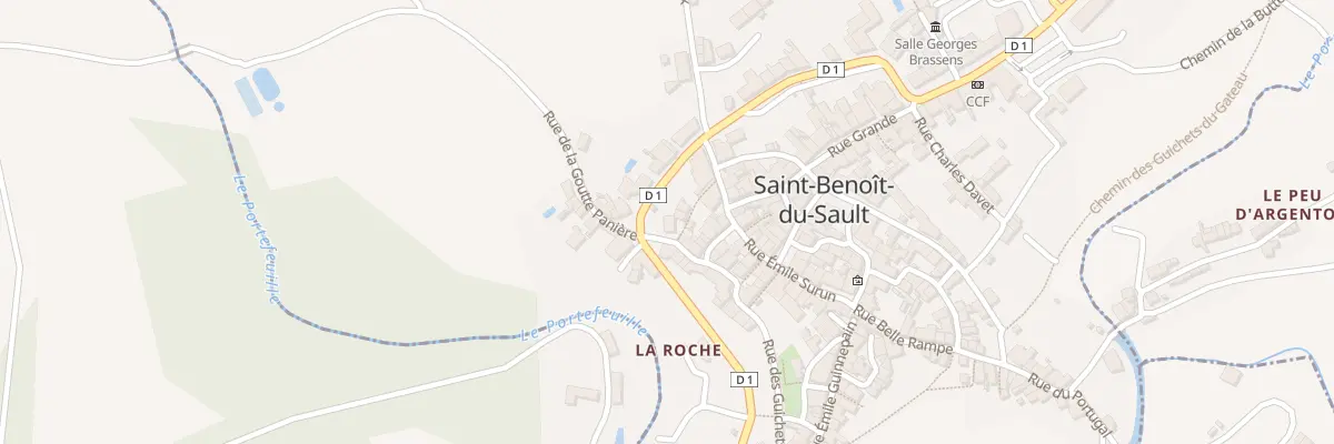 Plan du 5210 Rue de la Roche à Saint-Benoît-du-Sault