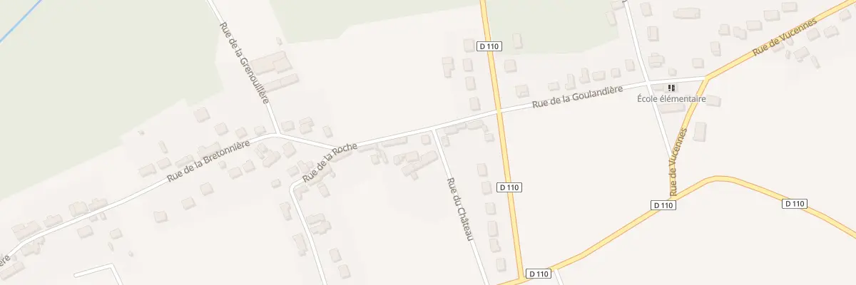 Plan du 8 Rue de la Roche à Moléans