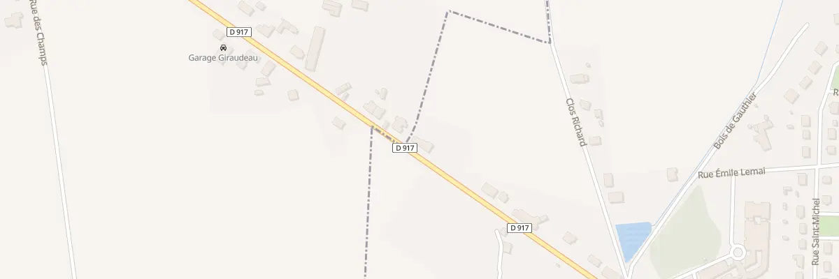 Plan du 13 Rte de St Leonard à Marchenoir