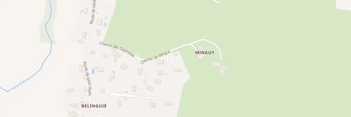 Plan du 340 Che de Mingui. à Sainte-Suzanne