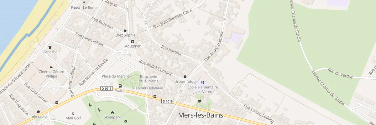 Plan du 9 Rue Pasteur à Mers-les-Bains