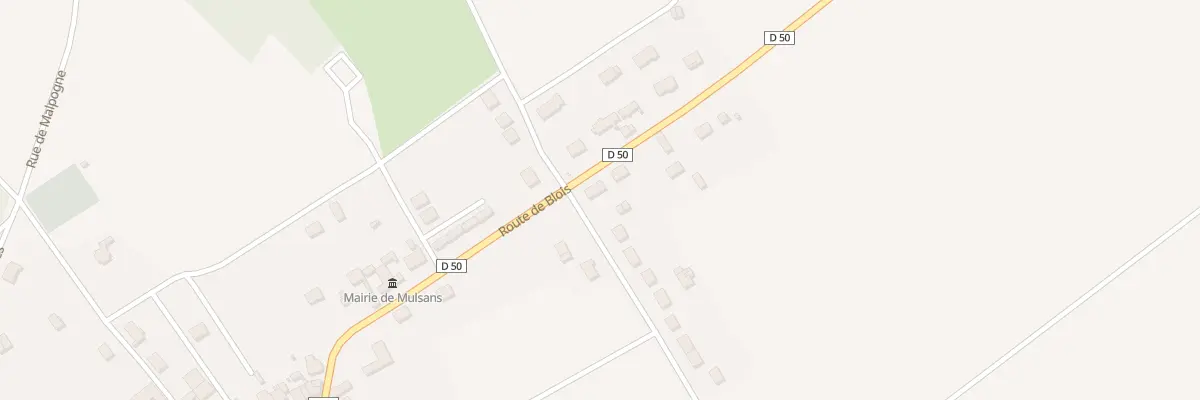 Plan du 9 Rte de Blois à Mulsans