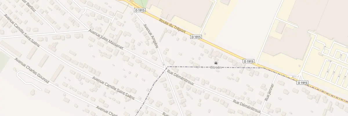 Plan du 120 Rue Déménitroux à Eu