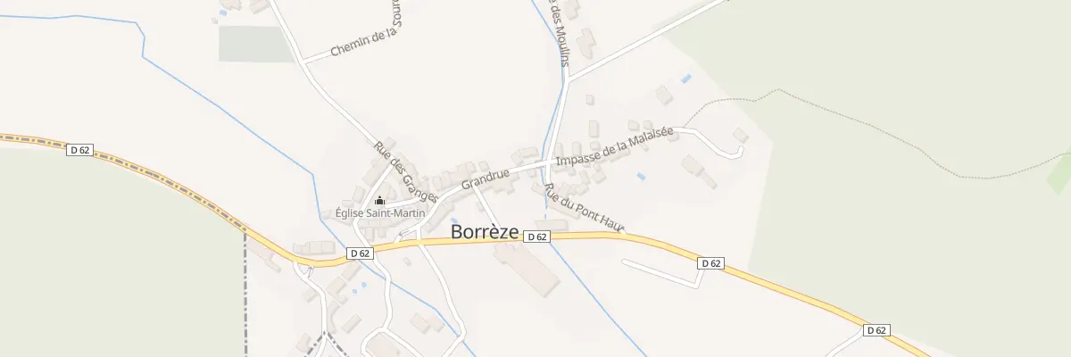 Plan du 17 Le Bourg à Borrèze