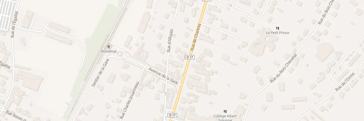 Plan du 79B Rue de Chartres à Bonneval