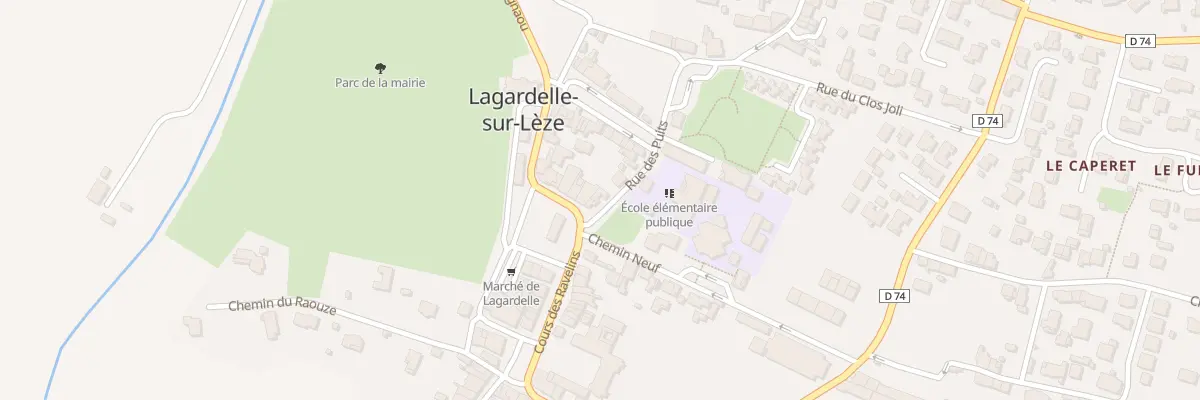 Plan du 1 Rue des Puits à Lagardelle-sur-Lèze