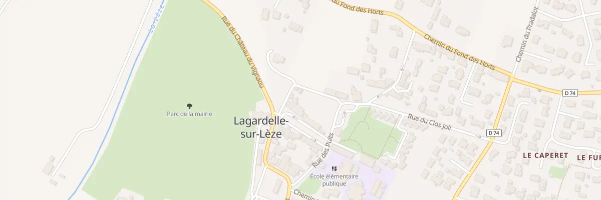 Plan du 6 Esp de la Cote à Lagardelle-sur-Lèze