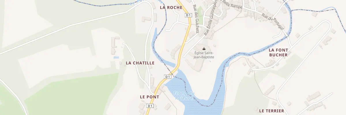 Plan du 5370 Rte de Limoges à Saint-Benoît-du-Sault