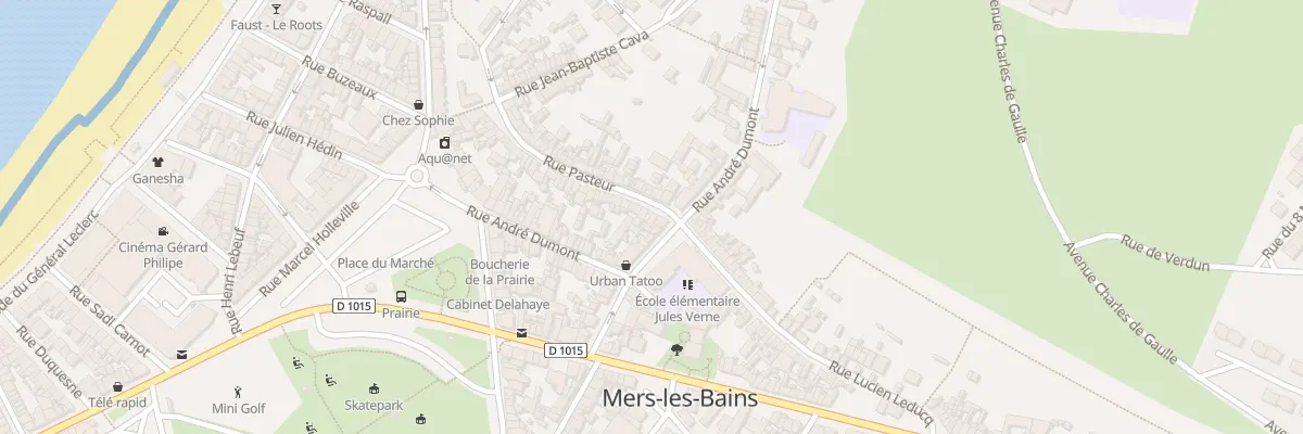 Plan du 5 Rue Pasteur à Mers-les-Bains
