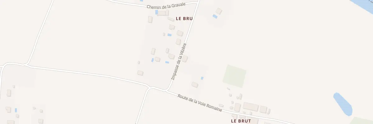 Plan du 92 Imp de la Vézère à Pazayac