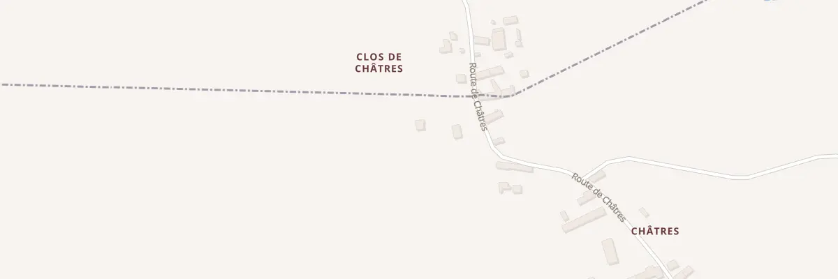 Plan du 2362 Rte de Chatres à Couddes