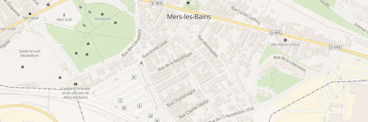 Plan du 9 Rue de la République à Mers-les-Bains