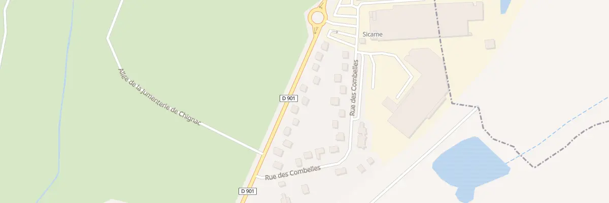 Plan du 5561 Av Basile Lachaud à Arnac-Pompadour