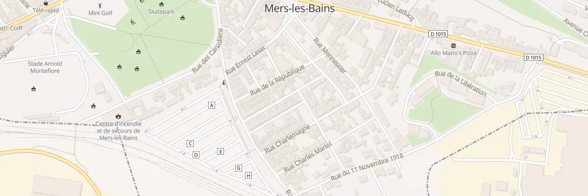 Plan du 9 Rue Charles Lebeuf à Mers-les-Bains